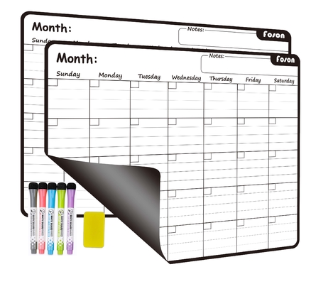磁気冷却装置月例カレンダー冷却装置ホワイトボードのカスタマイズされたカレンダー