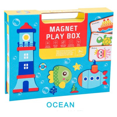 教育子供の6歳児のためのおもちゃを学んでいる磁気動物の困惑の海洋の幼稚園
