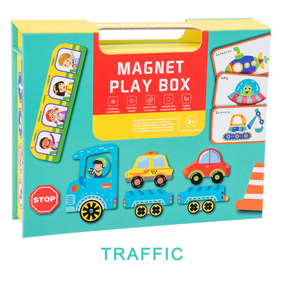 OEMの2歳児の子供のための教育磁気困惑箱の交通主題