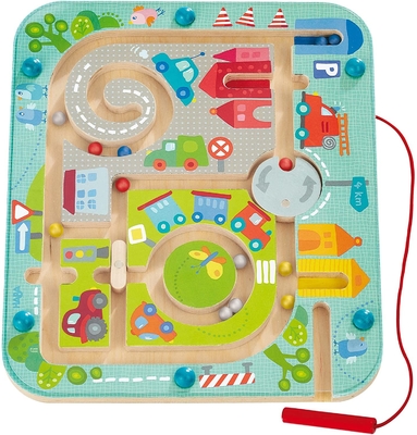子供の2歳児のためのペンの頭脳の開発のおもちゃが付いている磁気困惑の当惑板