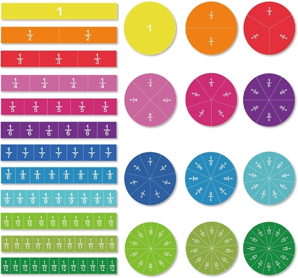 磁気タイルの円の一部分は156部分12の色コーディングのカウントおよび数学のおもちゃ置いた