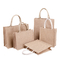 再使用可能な印刷されたジュート袋は食料品の買い物のパッキングのためのバーラップ袋を運