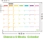 ホワイトボードの立案者の冷却装置のための磁気週間カレンダー