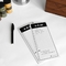 エコの友好的な個人化された磁気メモ帳黒い冷却装置ショッピング・リストのパッド