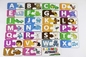 ニスのGreyboardのペーパー ジグソー パズルの動物のアルファベットの一致カード